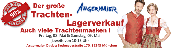 Der große Angermaier Trachten-Lagerverkauf